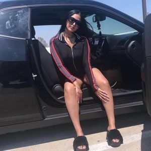 Fashion Nova motor sport romper/bodysuit